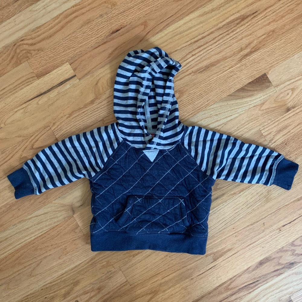 Hanna Andersson hooded sweatshirt, size 80 (18-24 months)